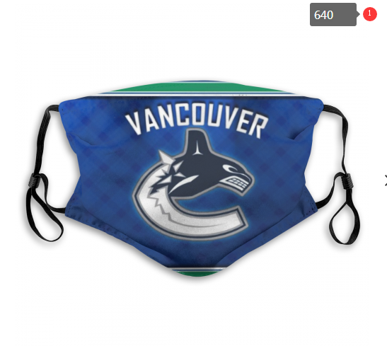 NHL Vancouver Canucks Dust mask with filter->nhl dust mask->Sports Accessory